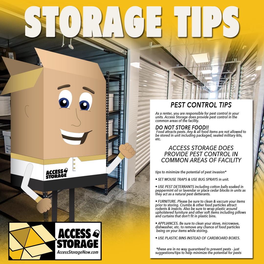 Access Storage provides useful tips on making your storage experience successful by providing tips
